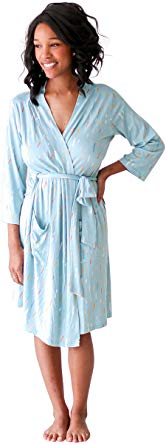 Posh Peanut Mommy Robe for Maternity, Labor Delivery Soft Nursing Lounge Wear, Viscose from Bamboo