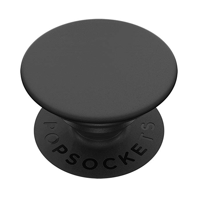 PopSockets Swappable Expanding Stand and Grip for Smartphones and Tablets - Black