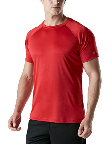 Tesla Men's HyperDri Short Sleeve T-Shirt Athletic Cool Running Top MTS04/MTS03