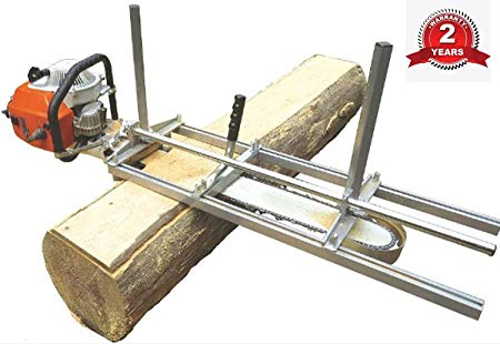 TTF Chainsaw Mill Attachment Chainsaw Milling Planking Milling Bar Planking Cutting Guide Bar Chainsaw Mill Guide Sawmill For Chainsaw Portable Chain Sawmill Attachment (14"-24")