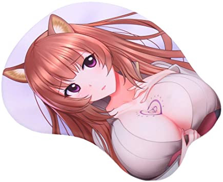 Raphtalia Anime Mouse Pads with Wrist Rest Gaming 3D Mousepads 2Way Skin (Raphtalia 1)