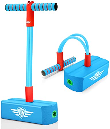 ATOPDREAM Toys for 3-12 Year Old Boys, Pogo Stick 3-12 Year Old Girls Toys Christmas Games Gifts for 3-12 Year Old Boys Xmas Present Kid Toys Age 3-12 Bright Blue