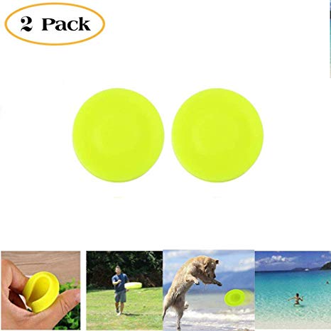 HAAC Frisbee Chip Spin On The Game of Catch Mini Pocket Flexible Soft New Spin in Catching Game Flying Disc