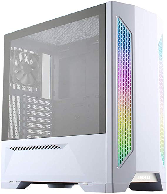 LIAN LI LANCOOL 2 White Tempered Glass ATX Case -White Color -LANCOOL II -W