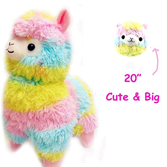 ZHENDUO Stuffed Llama Alpaca Llama Arpakasso Soft Plush Toy Doll Plush Figures (20 inches)
