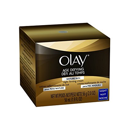 Olay Age Defying Mature Skin Night Firming Cream, 2 Ounce