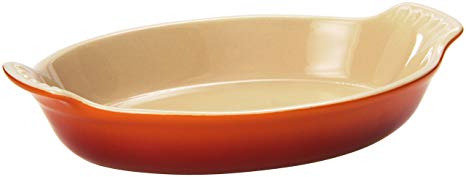 Le Creuset Stoneware Petite Au Gratin Dish, Flame