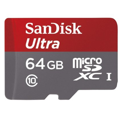 SanDisk Ultra 64GB UHS-IClass 10 Micro SDXC Memory Card With Adapter- SDSDQUAN-064G-G4A Old Version