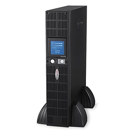 CyberPower OR2200LCDRTXL2U Smart App LCD UPS System, 2190VA/1650W, 8 Outlets, AVR, 2U Rack/Tower