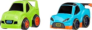 Little Tikes Crazy Fast Cars 2-Pack Hyper Highway, Hyper Car Themed Pullback Toy Vehicles Go up to 50 ft