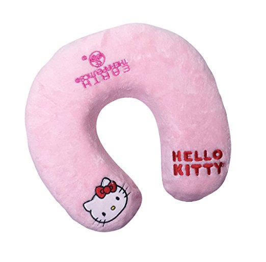 Earth Therapeutics Hello Kitty Memory Foam Neck Pillow