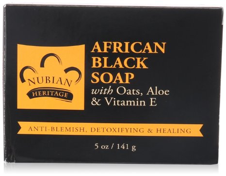 Nubian Heritage Soap Bar, African Black, 5 Ounce