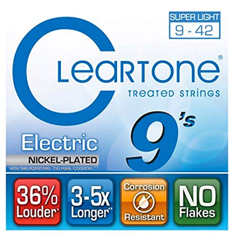 Cleartone Electric .009-.042 Super Light Strings