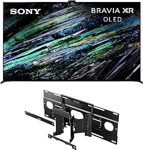 Sony 65 Inch BRAVIA XR A95L QD-OLED 4K HDR Google TV SU-WL855 Ultra Slim Wall-Mount Bracket