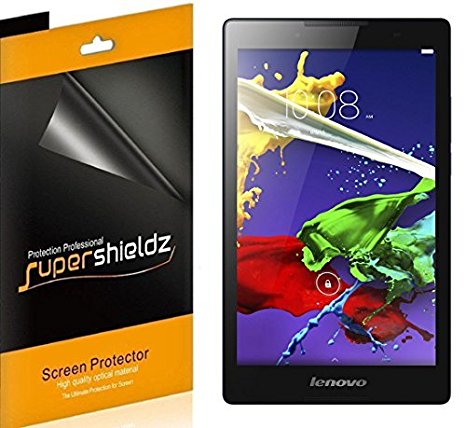 [3-Pack] Supershieldz- Anti-Bubble High Definition Clear Screen Protector For Lenovo Tab 2 A8-50 / Tab 2 A8 Tablet 8-inch   Lifetime Replacements Warranty - Retail Packaging