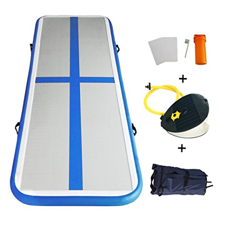 Inflatable Tumbling Gymnastic Air floor Mat Track Cheerleading for Home Use/Cheerleading/Beach/Park and Water