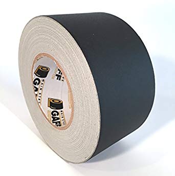 Gaffers Tape - 3 inch by 60 yards - Black - Main Stage Gaff Tape - Matte Finish - Easy to Tear by Hand