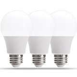 LED Light Bulbs 40Watt Incandescent Bulbs Replacement 6W A19 E26 Crystal White Glow 5000k LOHAS LED Lamps500 Lumens240 Degree Beam Angle LED Light for Home Lighting 3PACK