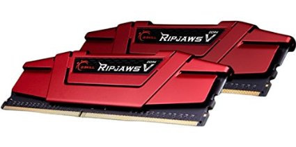 G.SKILL Ripjaws V Series 16GB (2 x 8GB) 288-Pin DDR4 2400 (PC4 19200) Intel Z170/X99 Desktop Memory F4-2400C15D-16GVR