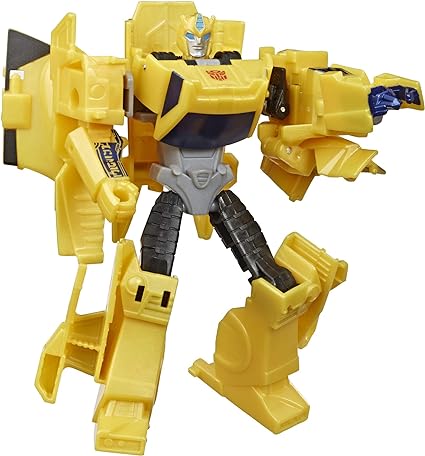 Transformers Bumblebee Cyberverse Adventures Action Attackers Warrior Class Bumblebee Action Figure, Sting Shot Move, 5.4-inch