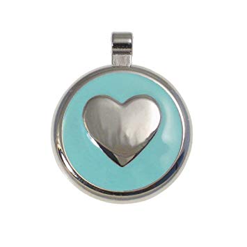 LuckyPet Heart Jewelry Pet ID Tag for Cats and Dogs, Personalized Engraving on The Back Side