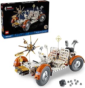 LEGO Technic NASA Apollo Lunar Roving Vehicle – LRV, Space Rover NASA Model for Adults, Buildable Space Set with Authentic Details, Collectible Outer Space Gift for Science Fans, 42182