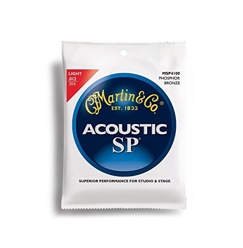 Martin SP 92/8 Acoustic Guitar Strings - Phosphor Bronze Wound (Light.012 - .054)