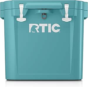 RTIC 45 QT Wheeled Ultra-Tough Cooler Hard Insulated Portable Ice Chest Box for Beach, Drink, Beverage, Camping, Picnic, Fishing, Boat, Barbecue, Rotomolded Construction