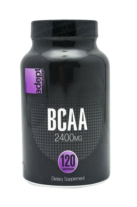 ADEPT NUTRITION BCAA Capsules, 120 Count