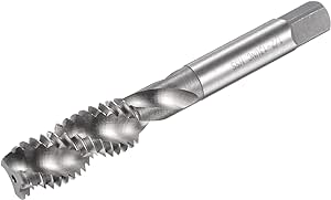 uxcell Spiral Flute Threading Tap 1/2-13 UNC, HSS (High Speed Steel) Uncoated Machine Thread Screw Tap 3 Flutes Tapping Tool H2 Tolerance