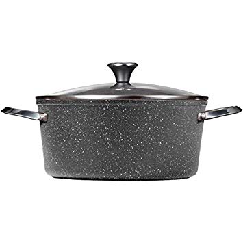 Starfrit 060742-002-0000 THE ROCK One Pot 7.2-Quart Stock Pot with Lid