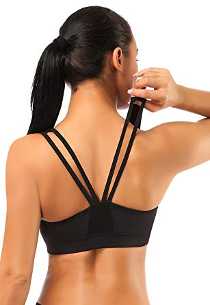 BESTENA Sports Bra, Beauty Back High Impact Padded Workout Bras for Women Running and Yoga