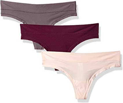 Amazon Brand - Mae Women's 3 Pack Perfect Fit Thong Underwear