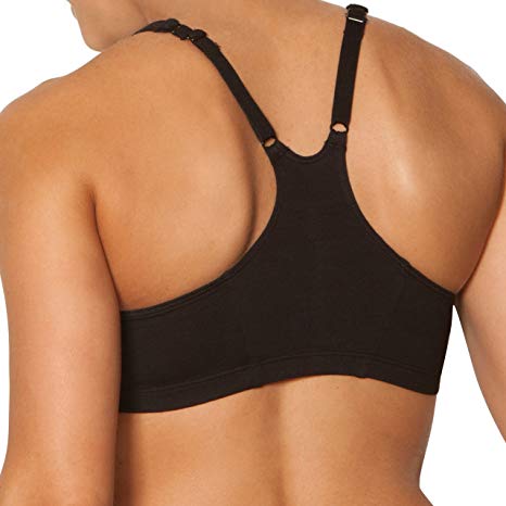 Fruit of the Loom Women's Adjustable Shirred Front Racerback Bra (Pack of 3)