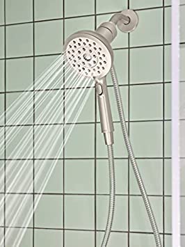 Moen 220H2EPSRN Verso Handshower with Magnetix Docking, Spot Resist Brushed Nickel