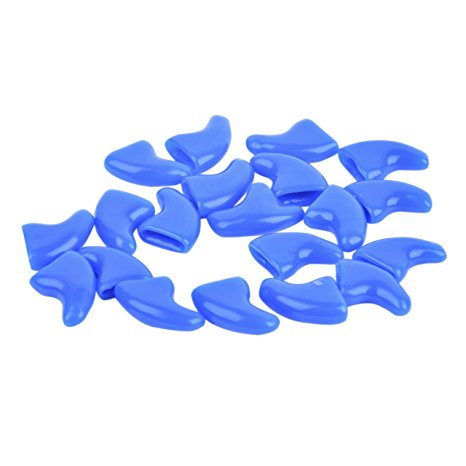 Eyourlife 20 PCS Soft Nail Caps Nail Covers Claw Caps Paw Covers for Cat Pet Kitten Dog With Glue Claws Control Paws Off
