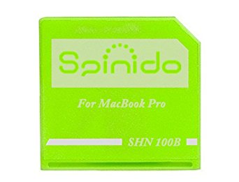 Spinido microSD Adaptor | MacBook Air/Pro (Green)