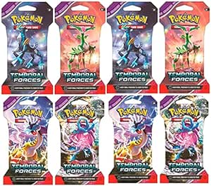 Pokemon TCG: Scarlet and Violet Temporal Forces Sleeved Booster Pack 8 Packs