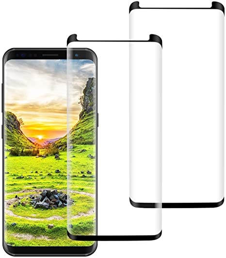 Galaxy Note 8 Screen Protector,3D Curved Full Coverage High Definition Case Friendly Easy to Install Anti-Bubble Anti-Scratch for Samsung Galaxy Note 8 Screen Protector