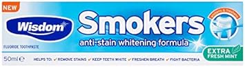 Wisdom 50 ml Smokers Anti-Stain Whitening Toothpaste - by Wisdom