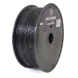 HATCHBOX 175mm Black ABS 3D Printer Filament - 1kg Spool 22 lbs - Dimensional Accuracy - 005mm