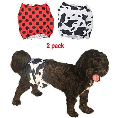 Brooke's Best Belly Bands for Male Dogs Washable- 2 pack