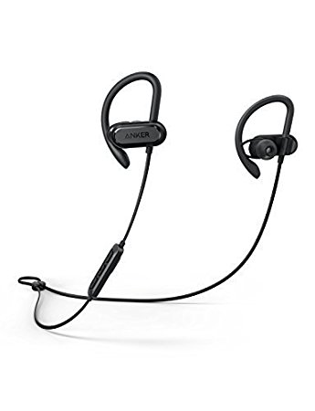 Soundcore Spirit X Sports Earphones by Anker, with Wireless Bluetooth 5.0, 12-Hour Battery, IPX7 SweatGuard Technology, Secure Fit for Sport and Workouts, with Mic