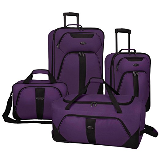 US Traveler Oakton 4-Piece Luggage Set