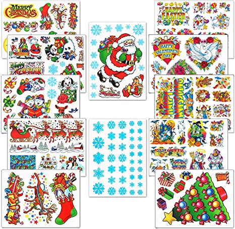 Superclings 132 Christmas Window and Holiday Cling Decals