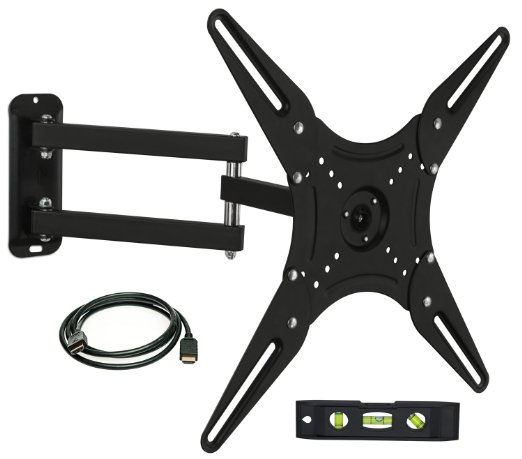 Mount-It! MI-2065L TV Wall Mount Bracket with Full Motion Swing Out Articulating Arm for 23-55-Inch VESA