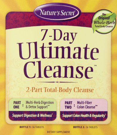 Nature's Secret 7 Day Ultimate Cleanse Supplement, 72 Count