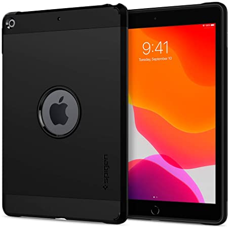 Spigen Tough Armor Designed for iPad 10.2, iPad 7th Generation Case (2019) - Black