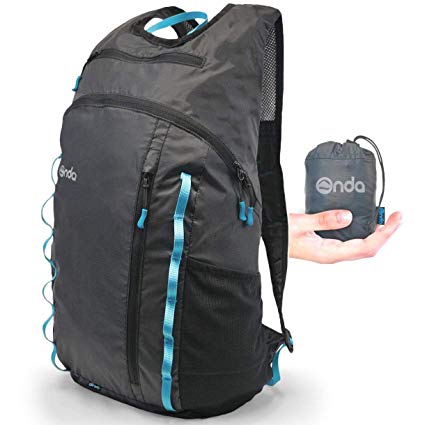 Onda Atlas 20L Packable Day Pack Backpack | Premium Full-Featured Travel Adventure Bag | Ultralight Hiking Daypack Back Pack | Small Airline Carry-On Personal Item |Thin Light Stuff Sack