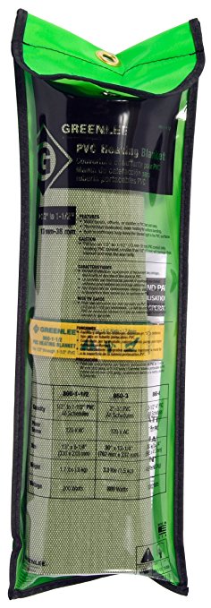 Greenlee 860-1 PVC Heating Blanket, 1/2 1-1/2" Capacity